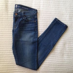 7 For All Mankind Roxanne light wash skinny 26